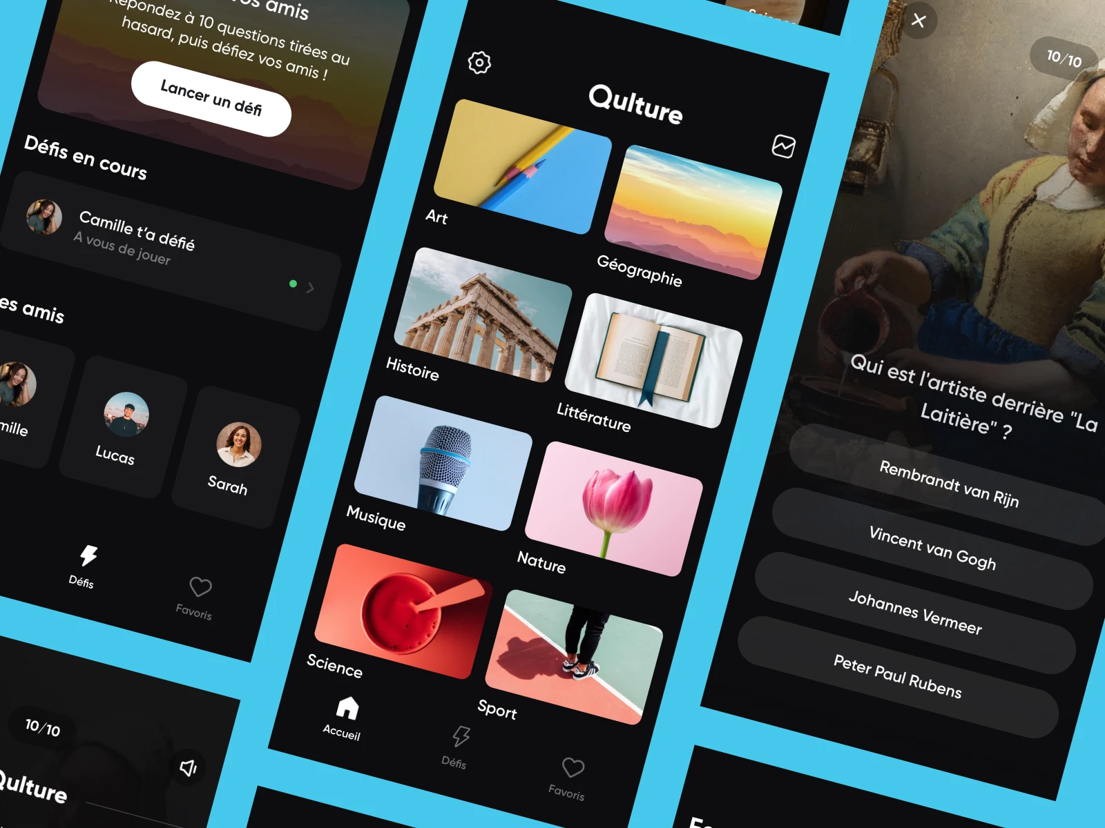 Projet UI/UX Qulture par Martin Berbesson